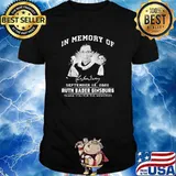 In memory of september 18 2020 Ruth Bader Ginsburg signature thank you for the memories shirt