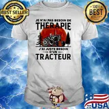 Je n'ai pas besoin de thérapie J'ai juste besoin D'un Tracteur blood moon shirt