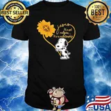 Jesus its not religion its a relationship snoopy sunflower shirt