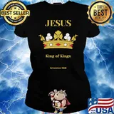 Jesus King of Kings Scripture Revelation Shirt Ladies tee