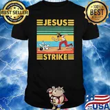 Jesus Strike Jesus Bowling Vintage Shirt