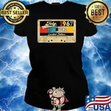 July 1967 Limited Edition 54th Birthday Retro Cassette Tape Shirt Ladies tee