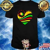 Juneteenth heart love shirt