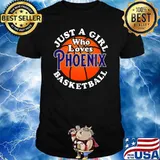 Just A Girl Who Loves Phoenix Basketball 2021 Playoffs T-Shirt