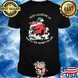 Keep looking up thats the secret of life snoopy shirt
