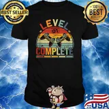 Level 1 Complete Video Gamer Couple 1st Anniversary Vintage T-Shirt