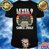 Level 9 Unlocked Awesome 2012 Video Vintage T-Shirt