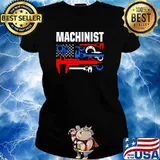 Machinist Machine Operator Machining T-Shirt Ladies tee