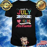 Made In July 2009 12 Years Of Being Awesome 12th Birthday T-Shirt