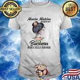 Manche madchen werden mit buchern in der seele geboren flowers shirt