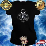Marvel Venom Let There Be Carnage Venom Transparent T-Shirt Ladies tee