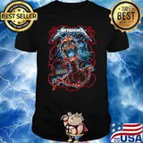 Metallicas Skull Lightning Blue T-Shirt