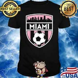 Miami Soccer Jersey Style Team Fan Flag T-Shirt