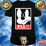 Mickey mouse angry face shirt