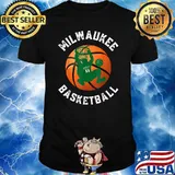 Milwaukee Basketball Fan Graphic T-Shirt Copy