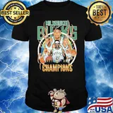 Milwaukee bucks 2021 nba champions signatures shirt