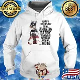 Miniature Schnauzer Happy fathers day to my amazing daddy putting up with my mom american flag s Hoodie