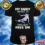 My Daddy Said Not To Chase Boys Pass 'Em Skiing Flower Shirt