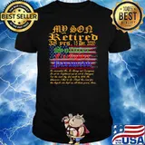My Son Retired 2020 American Flag T-Shirt