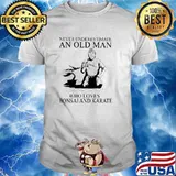 Never Underestimate An Old Man Who Loves Bonsai And Karate Shirt