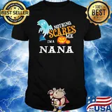Nothing Scares Nana Halloween Ghost Jackolantern Shirt
