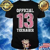 Official 13 Teenager 13th Birthday T-Shirt
