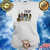 Official girls trip black woman s Ladies tee