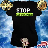 Official Stop Cyberbullying T-Shirt Ladies tee