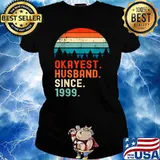 Okayest Husband Since 1999 Vintage T-Shirt Ladies tee