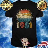 One of a kind limited edition august 1981 vintage t-shirt
