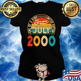 One of a kind limited edition awesome since July 2000 21 Years vintage T-Shirt Ladies tee