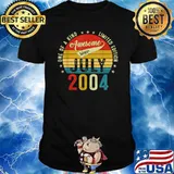 One of a kind limited edition awesome since July 2004 17 Years vintage shirt
