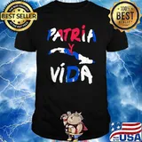 Patria Y Vida Cuba Cuban Freedom Movement Se Acabo Shirt