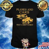 Planes and cars what a great combo shirt