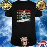 Pura Vida Surfing Skeleton Costa Rica Skull Shirt