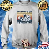 Put your gi on its cuddle time vintage s Sweater