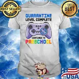 Quarantine Level Complete Preschool Boys Back To School Prek T-Shirt