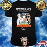 Racing is life anything that happen before or after is just waiting steve mcqueen signature shirt