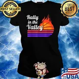 Rally In The Valley Phoenix Flaming Basketball Shirt Ladies tee