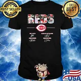 Reds football team signatures shirt