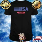 Retro USA 2020 Team American Archery Vintage T-Shirt
