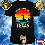 Richland Chambers Lake Texas Summer Vacation Fishing Vintage T-Shirt