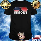 Simone USA Flag Sunglasses T-Shirt
