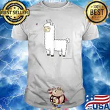 Smiling Llama Alpaca Shirt