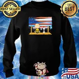 Snoopy and charlie watch watercolor s Sweater