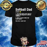 Softball dad definition shirt