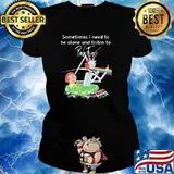 Sometimes i need to be alone and listen to pink floyd jack and morty s Ladies tee