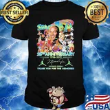 Space Jam 25th anniversary 1996 2021 thank you for the memories signature shirt