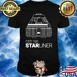 STARLINER Space Capsule Rocket Space Station ISS Launch T-Shirt