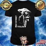Street Gliders Bikershirt Me Street Me Rules T-Shirt